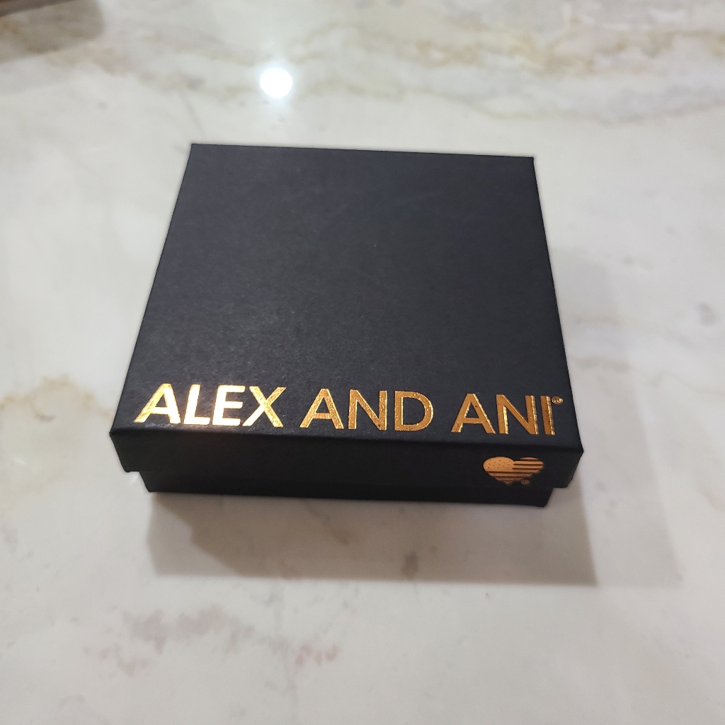 Alex And Ani Silver Initial 'M' Charm Bangle With Other Charms — image 2 of 8